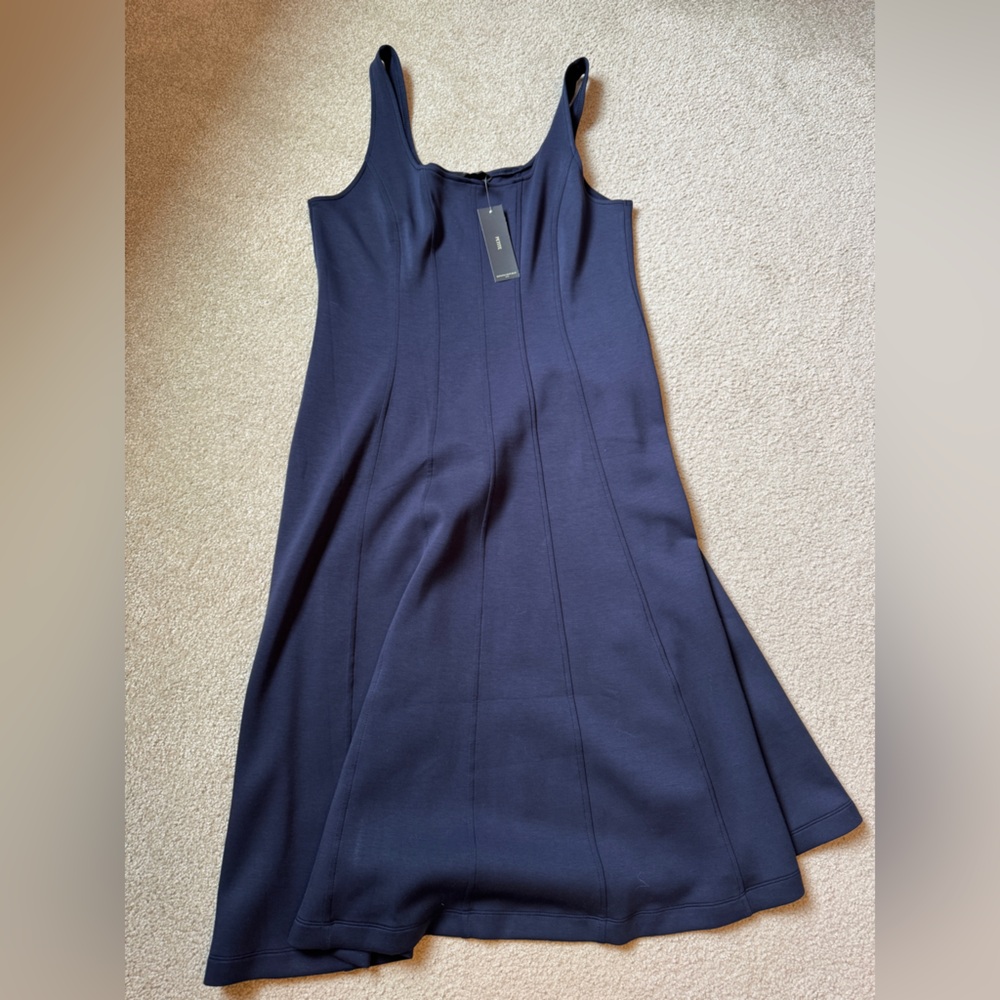 Banana Republic Navy Sleeveless Dress, medium